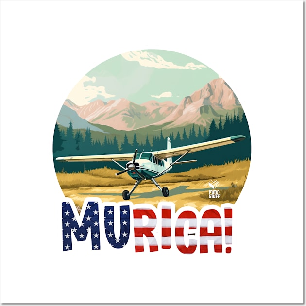 MURICA - Pilot Life iii Wall Art by mutu.stuff